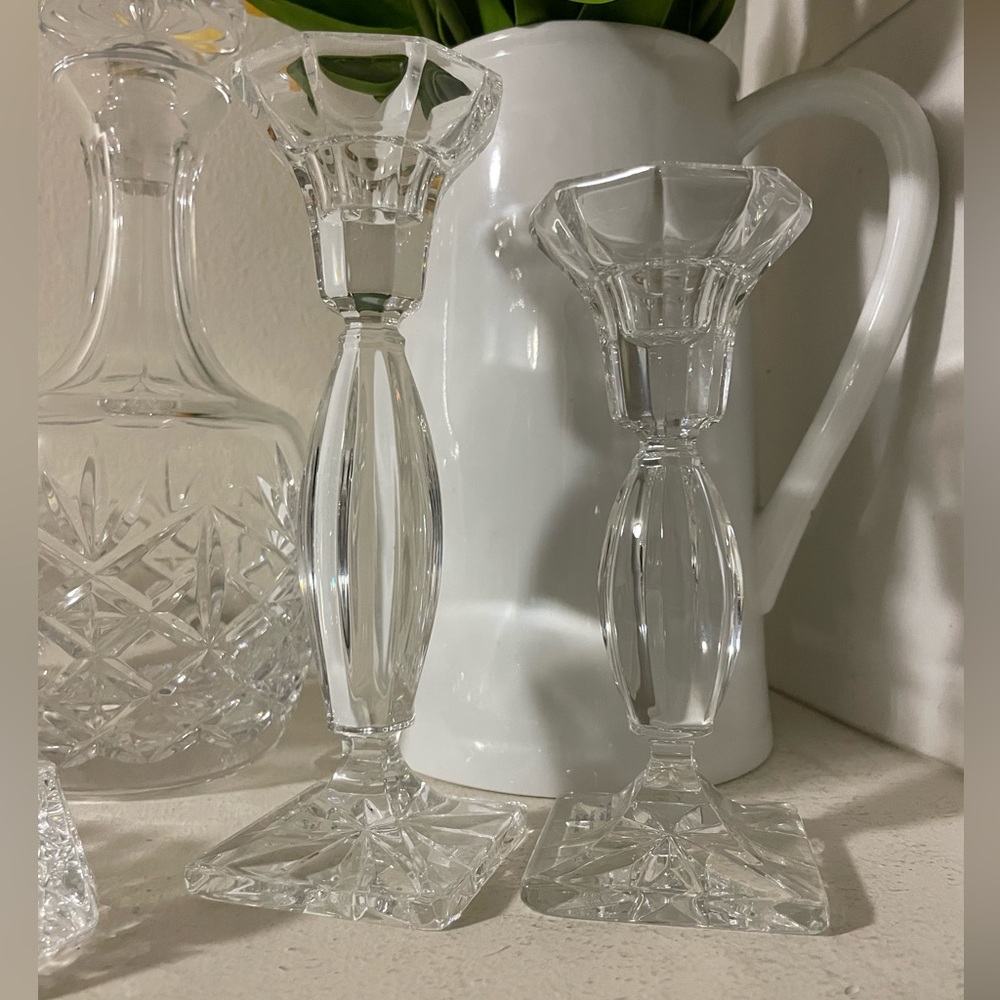 2 Royal Limited Czech Crystal Candle Holders